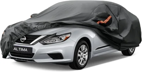 Miniatura 26 de Kayme Funda de automóvil de 6 capas para Audi A4 Sedan (2011-2023), impermeable para todo tipo de clima, cubierta exterior completa, protección