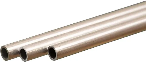 Miniatura 15 de K&S Precision Metals - Tubo redondo de aluminio 386.142 – 0.354 in de diámetro exterior x 0.018 in de pared x 11.811 in de largo – Manualidades