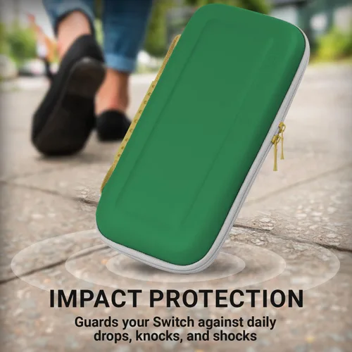 Miniatura 5 de Orzly Funda de transporte para consola Nintendo Switch OLED con accesorios y compartimento de almacenamiento para juegos, caja de regalo
