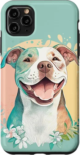 Miniatura 13 de Pit Bull - Carcasa para iPhone 17, diseño artístico de Pitbull para mujer