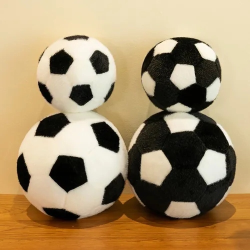 Miniatura 4 de Soccer Pillow Soft Football Throw Pillow Round Home Decor Soccer Decorative Pillow Aesthetic Soccer Sports Ball Plush Pillows for Couch Bed Bedroom