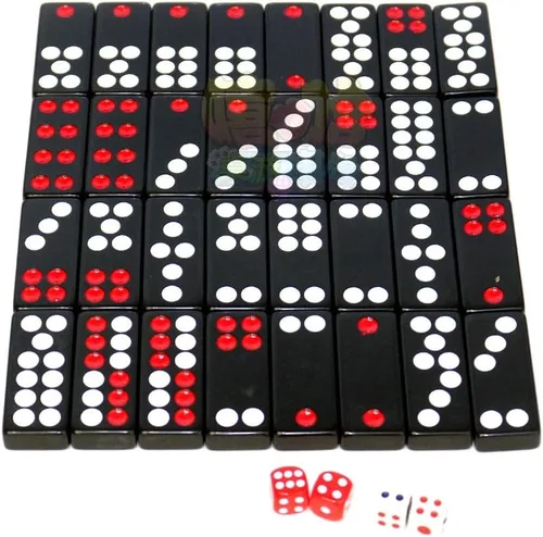 Miniatura 5 de International Juego de ajedrez Pai Gow Juego de azulejos Pai Gow para adultos grandes, tarjetas para frotar a mano, juegos de fiesta entretenidos