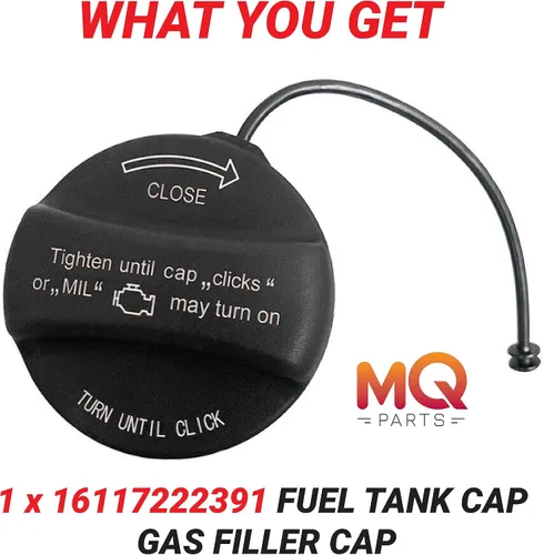 Miniatura 2 de 16117222391 Tapa del depósito de combustible Tapa de llenado de gas para Mini Cooper y BMW Serie 3 525i 528i 530i 535i X1-X6 128i 135i 228i 335i