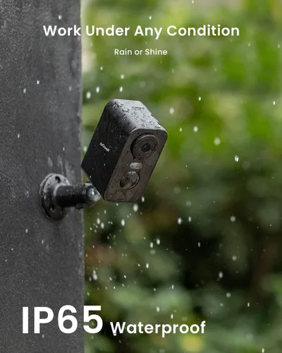 Miniatura 9 de ieGeek Cámaras de seguridad inalámbricas para exteriores, paquete de 2, cámara de vigilancia WiFi 2K para seguridad del hogar, cámaras de seguridad