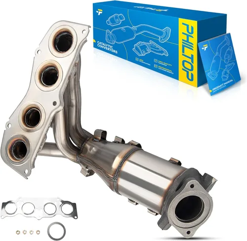 Miniatura 52 de PHILTOP Kit de convertidor catalítico de alto flujo apto para 2001-2005 Civic 1.7L DX/GX/HX/LX/LX Special Edition/Value Package (modelos execept EX)