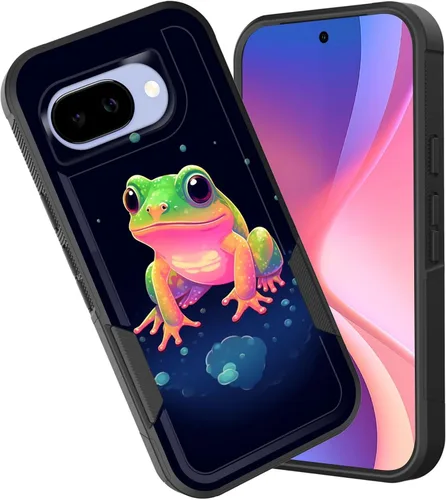 Miniatura 47 de Funda para Pixel 6A, funda híbrida de doble capa resistente a prueba de golpes de policarbonato duro de silicona suave TPU para Google Pixel 6A
