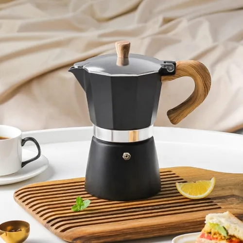 Miniatura 2 de Máquina de café expreso, 5.1 fl oz/10.1 fl oz, portátil, de aluminio, máquina de café expreso doméstico, olla de extracto frío para hacer café