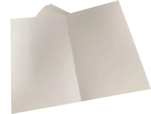 Miniatura 8 de Paquete de 100 libros en blanco para niños con cubierta blanca de 80 libras, 32 páginas sin rayas sin forro, con papel blanco de 24 libras de alta