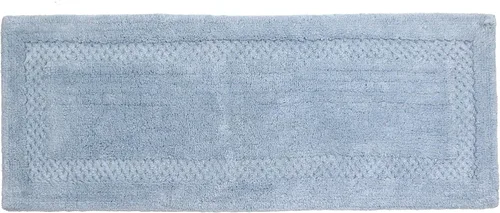 Miniatura 33 de Home Weavers Classy - Juego de alfombras de baño 100 % algodón, decoración de baño, lavable, extrasuave y absorbente, tapete de cocina, juego de Aqua