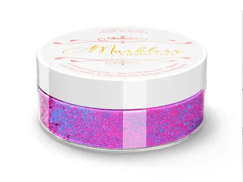 Miniatura 31 de MARBLERS Brillantina de forma gruesa de grado cosmético [estrella] 0.11 onzas (0.11 oz) Escamas No tóxica Vegana Libre de crueldad animal