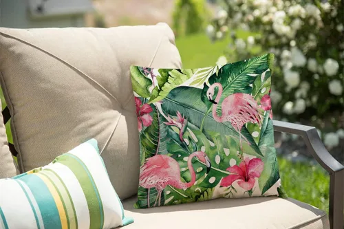 Miniatura 19 de Solekla Funda de almohada cuadrada de lino y algodón con flores blancas y negras, funda de cojín decorativa para sofá de 18 x 18 pulgadas Sl157