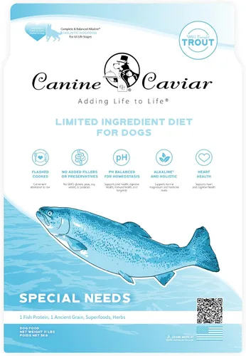 Miniatura 29 de Canine Caviar - Wild Ocean: Alimento seco alcalino para perros con arenque y teff, ingredientes limitados, sin gluten, basado en ciencia e