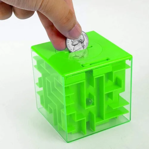 Miniatura 4 de Caja de rompecabezas de laberinto de dinero para niños y adultos, caja de regalo perfecta para guardar dinero (paquete de 2)