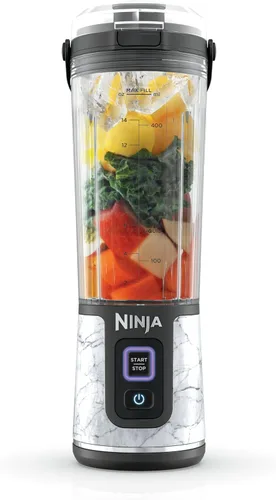 Miniatura 27 de Ninja BC151EM Blast Licuadora Portátil, Sin Cable, Recipiente de 18oz, Licuadora Personal para Batidos y Licuados, Libre de BPA, Tapa Hermética