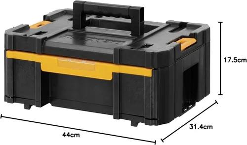 Miniatura 8 de DEWALT DWST1-70705 T-Stak III Caja de almacenamiento de herramientas con cajón, amarillo/negro, 6.9 in*17.3 in*12.4 in