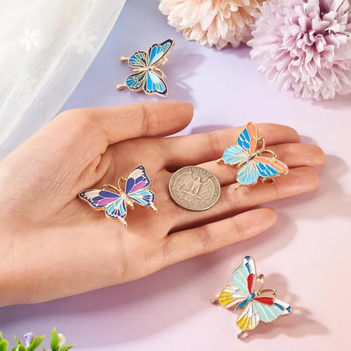Miniatura 66 de Pandahall - Broches esmaltados de aleación con varios temas, broche de solapa, juego de pines esmaltados