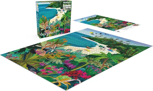 Miniatura 3 de Buffalo Games - Bonjour - Beach Butterfly - Rompecabezas de 1000 piezas para adultos - Rompecabezas desafiante perfecto para noches de juego