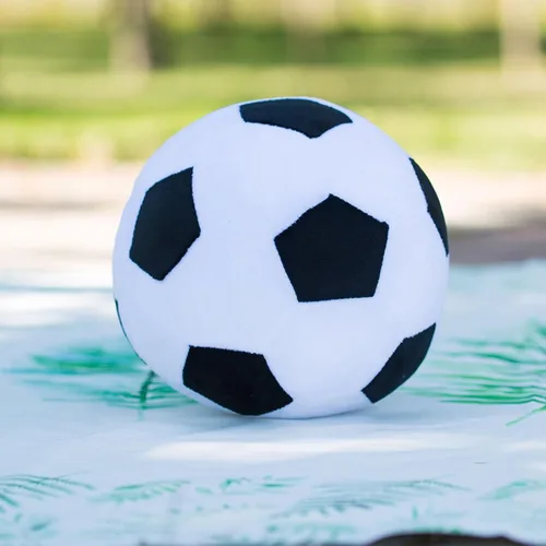 Miniatura 3 de Almohada rellena forma de fútbol almohada de tiro de fútbol lavable para decoración de dormitorio y sofá