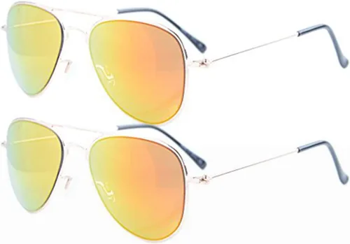Eyekepper Gafas de sol piloto para niños de 3 a 10 años