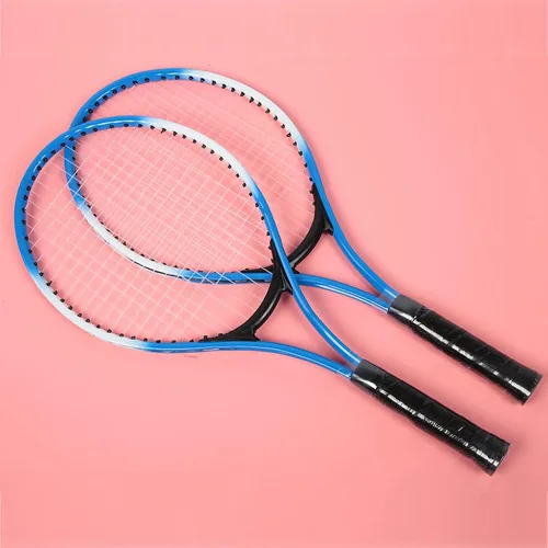 Miniatura 2 de Raqueta de tenis para niños, raquetas de tenis recreativas para jóvenes de aleación de hierro con bolsa de transporte, apta para Jior, jóvenes