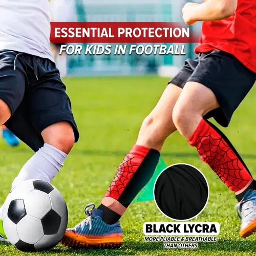 Miniatura 7 de Espinollaras de fútbol irrompibles para niños Incluyen mangas Espinollaras de fútbol para jóvenes y adultos Colores vibrantes