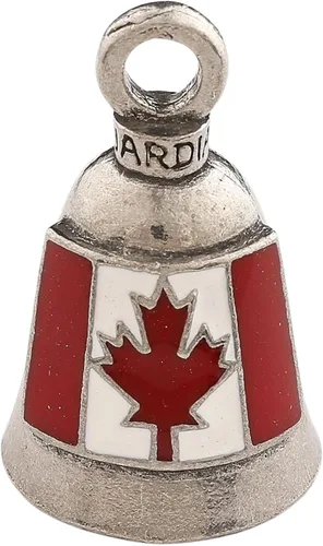Miniatura 18 de Guardian Bell Campana patriótica de buena suerte con llavero y bolsa de regalo de terciopelo negro Campana de motocicleta Peltre sin plomo