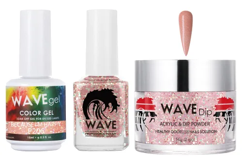 Miniatura 60 de WAVEGEL - Juego de gel de remojo, laca de uñas y polvo acrílico a juego - Colección Simplicity - #P109 Blizzard