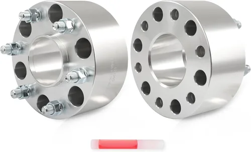 SCITOO Espaciadores de rueda de 3 pulgadas para Escalade 6 x 5.5 de 3.075 in, adaptadores de rueda de 14 x 1.5 pulgadas para Cadillac para Chevy