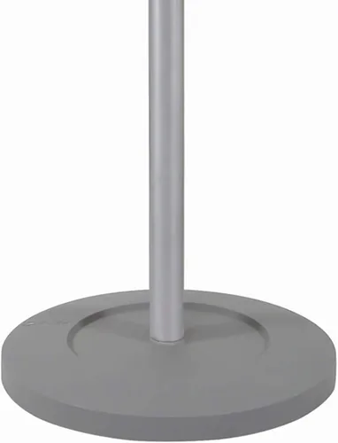 Miniatura 4 de Alba PMWAVE - Árbol de abrigo ondulado, seis perchas/dos perillas/cuatro ganchos, acero plateado / madera