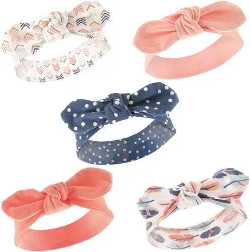 Miniatura 13 de Hudson Baby - Diademas de algodón y sintéticas, talla 0-24 meses Floral azul