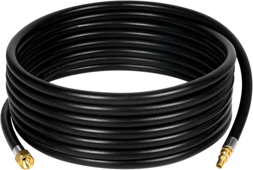 GASPRO Manguera de propano de conexión rápida de 24 pies para RV para parrilla de camping, estufa Camp Chef, cuenco de fuego Outland, hoguera