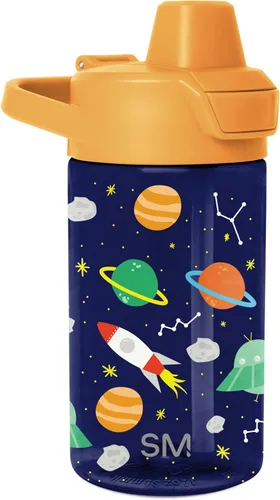 Miniatura 12 de Simple Modern Peppa Pig Botella de Agua Summit de Plástico Tritan para Niños 12 oz Taza Sin BPA con Tapa de Pajita Cubierta a Prueba de Fugas