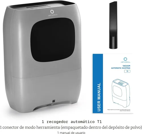 Miniatura 8 de AIRTHEREAL T1 Aspiradora sin contacto con recogedor automático y 2 modos de operación - Aspiradora de cilindro con cable ultrarrápida y potente
