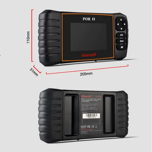 Miniatura 4 de 2017 iCarsoft POR II para Porsche Herramienta escáner de diagnóstico profesional