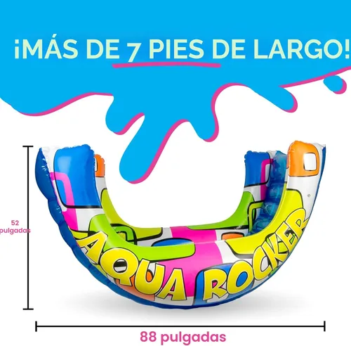 Miniatura 6 de Poolmaster Flotador de piscina, Aqua Rider 88 de largo x 52 de ancho, desinflado