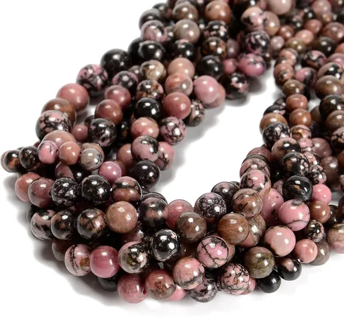 Miniatura 40 de 65 cuentas de jade blanco de 0.236 pulgadas, piedra natural, piedras preciosas redondas auténticas para hacer pulseras de bricolaje, joyas, cuerdas