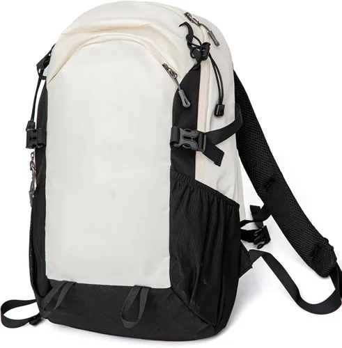 Miniatura 8 de Mochila pequeña de senderismo con correa para el pecho para mujer, mochila de viaje ligera impermeable de 20 litros con correas acolchadas, mochila