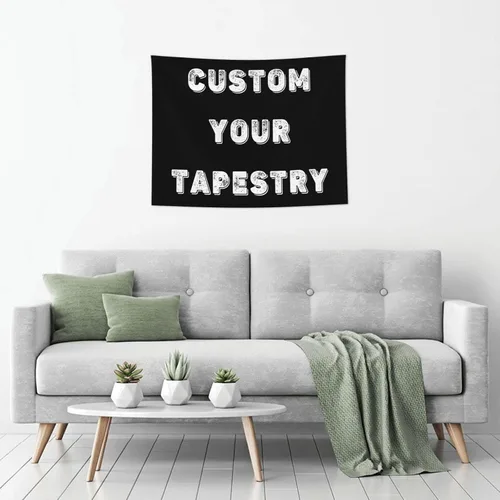 Miniatura 6 de Tapiz personalizado para cargar imágenes para colgar en la pared, telón de fondo personalizado con foto y texto, carteles personalizados