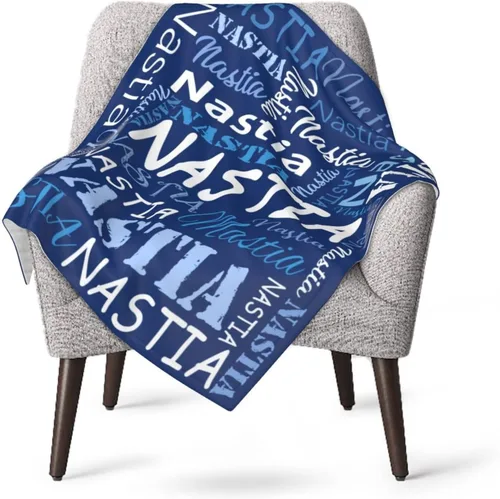 Miniatura 6 de Mantas de bebé personalizadas para niño y niña, manta de bebé personalizada con nombre para niños y adultos, mantas suaves personalizadas