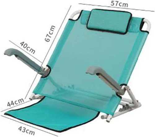 Miniatura 5 de Respaldo de cama ajustable, almohadas de descanso en cama de lectura, respaldo de cama elevable, portátil, plegable, ajustable, respaldo de espalda