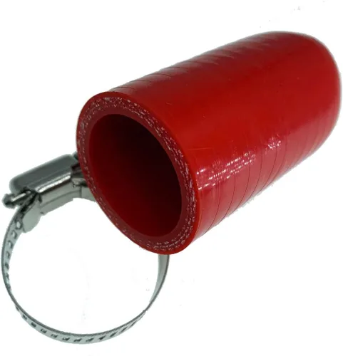 Miniatura 12 de Tapa de Refrigerante de Silicona Reforzada Universal Negra de 1/4" (6.5mm) con Abrazadera para Calentador de Derivación Puerto de Agua al Vacío Kit