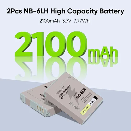 Miniatura 2 de 2 baterías de repuesto EN-EL5 de 2300 mAh para Nikon Coolpix 3700, 4200, 5200, 5900, 7900, P3, P4, P80, P90, P100, P500, P510, P520, P530, P5000