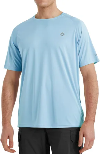 NAVISKIN Camisas de protección contra erupciones para hombre, camisetas de natación FPU 50+ con protección solar ultravioleta, camisas de manga