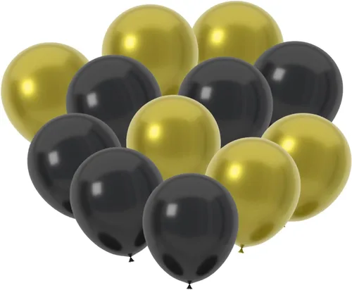 Miniatura 21 de 60 globos de látex de 12 pulgadas en negro, naranja y morado, Halloween, graduación, cumpleaños, baby shower, decoraciones de fiesta