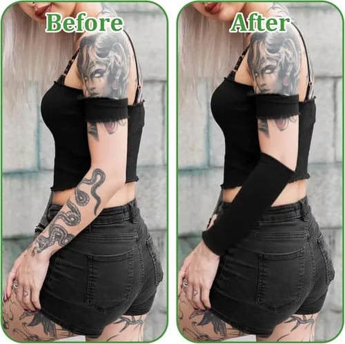 Miniatura 7 de 2 pares de mangas protectoras de compresión para el antebrazo para mujer, manga protectora de compresión para el antebrazo para mujeres y hombres