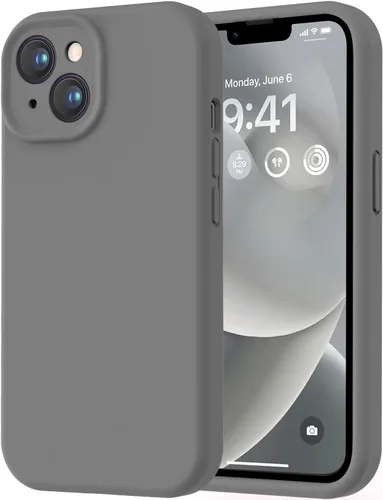 Miniatura 194 de LOVE 3000 Compatible con Funda para iPhone 15, [Cámara de Cobertura Completa de Silicona Suave] [Protección contra Caídas de 8 pies], Forro de Negro