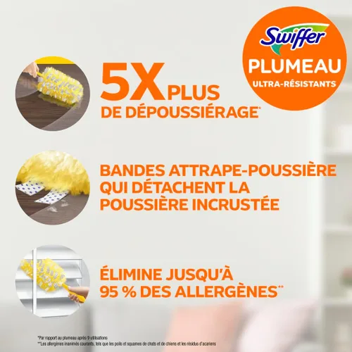 Miniatura 8 de Swiffer Recambio de plumero 360, 6 unidades (paquete de 2)