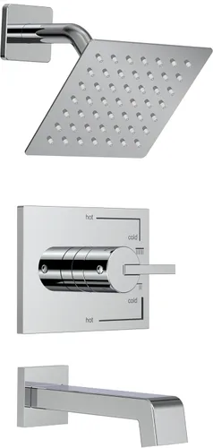 Miniatura 9 de SOOOHOT Accesorios de ducha, juego de grifo de ducha negro con cabezal de ducha negro mate de 6 pulgadas y boquilla de bañera, cabezal de ducha