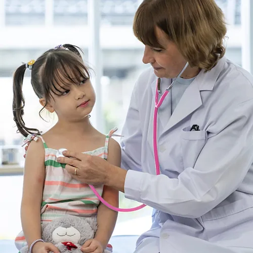 Miniatura 3 de Zcaukya - Estetoscopio para niños, paquete de 2, estetoscopio de enfermería real y funcional para juego de roles, juego de médico, azul y rosado