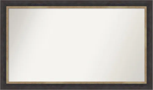 Miniatura 191 de Amanti Art Espejo personalizado, espejo de baño negro Astor, espejo de pared o espejo de tocador de baño sobre el fregadero (25 x 25 pulgadas)